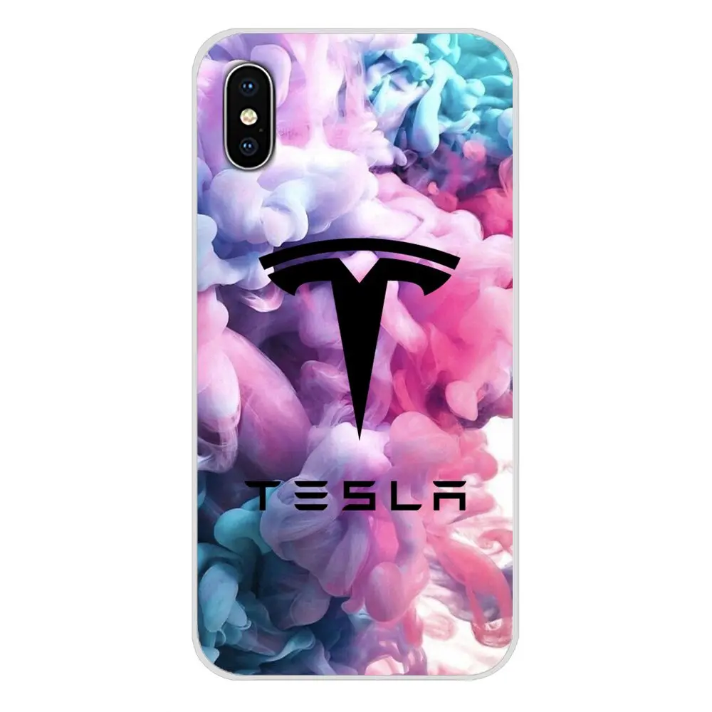 Аксессуары чехлы для телефонов с логотипом Tesla супер электромобиль Huawei P Smart Mate Honor