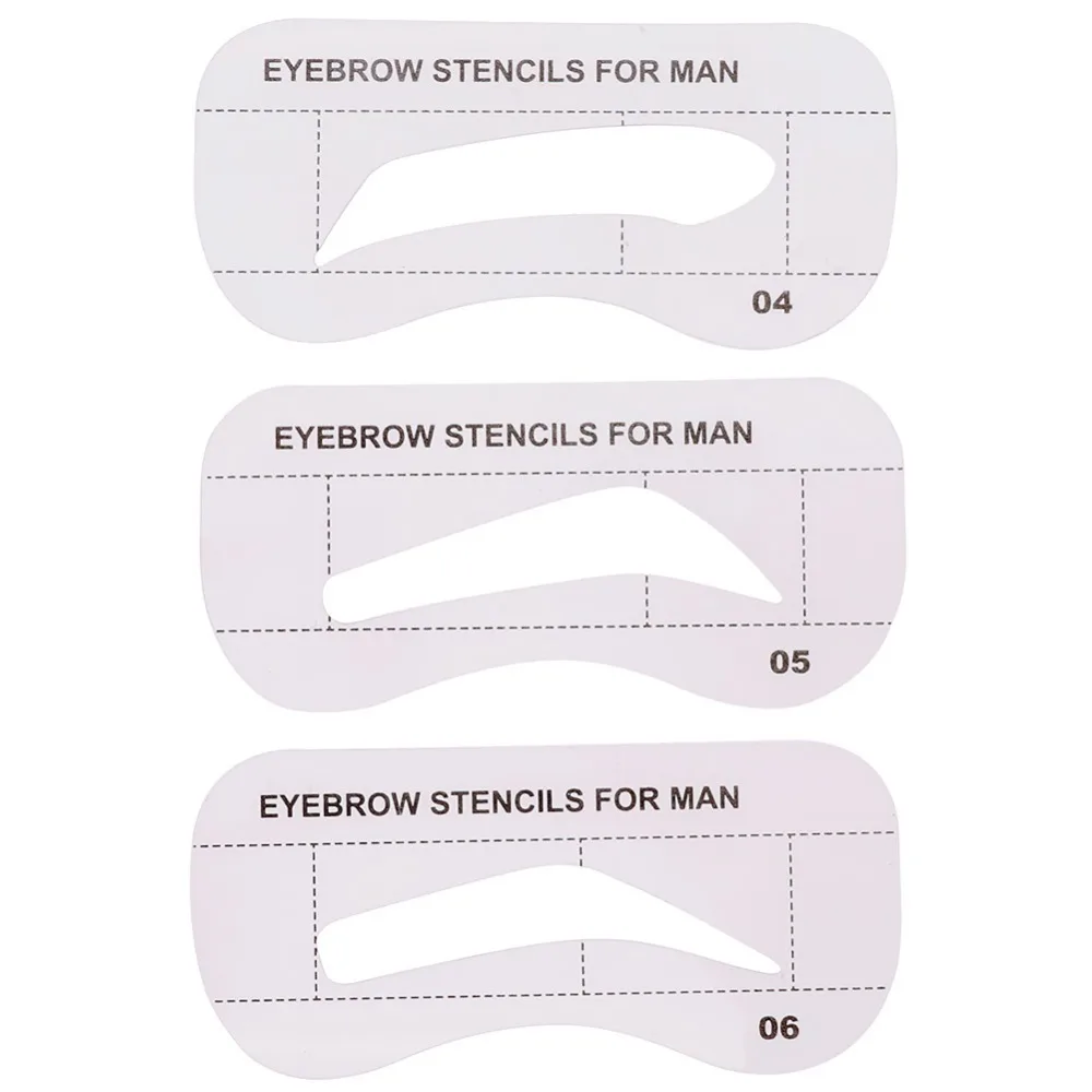 10 шт./компл. трафарет для бровей набор формирования шаблон макияжа косметических