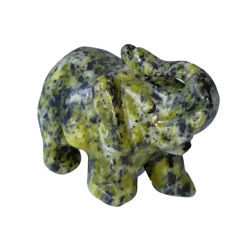 1 5 дюймов слон животное Карманный точильный камень резная статуя слона фигурка