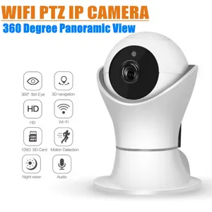 IP-камера видеонаблюдения EC39, Wi-Fi, 360 МП, 1080 градусов