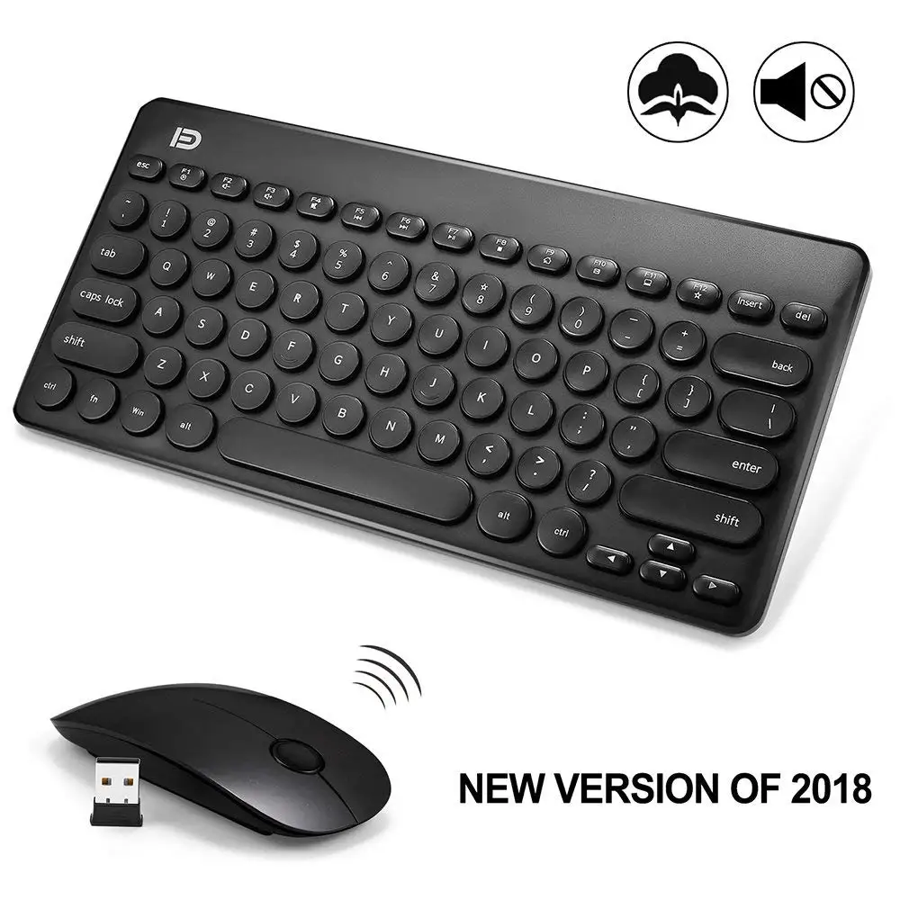 FD Беспроводной клавиатура и мышь 2 4 ГГц мини ультра тонкий для Mac ноутбука