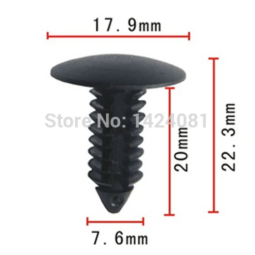 

30x OEM Nylon Fastener Rivet Retainer Clip for Ford 388577S, W705589-S300, for Chrysler 6030441 1595864, 1605396