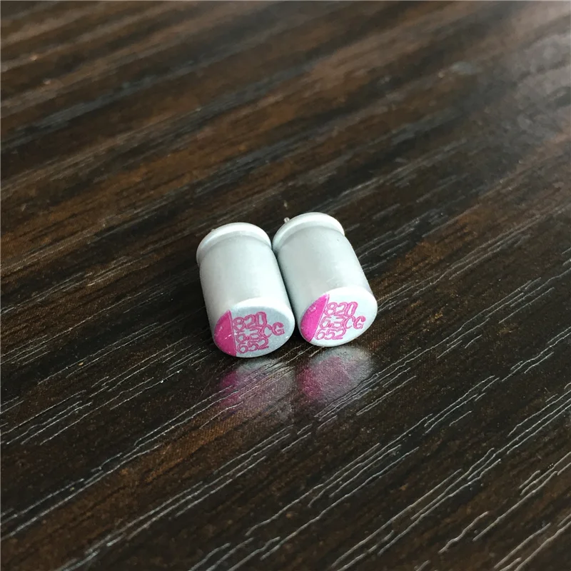 10pcs 820uF 6.3V TEAPO CG serires 6.3x9mm Ultra Low ESR 6.3V820uF For MB/VGA Solid Capacitor | Электронные компоненты и