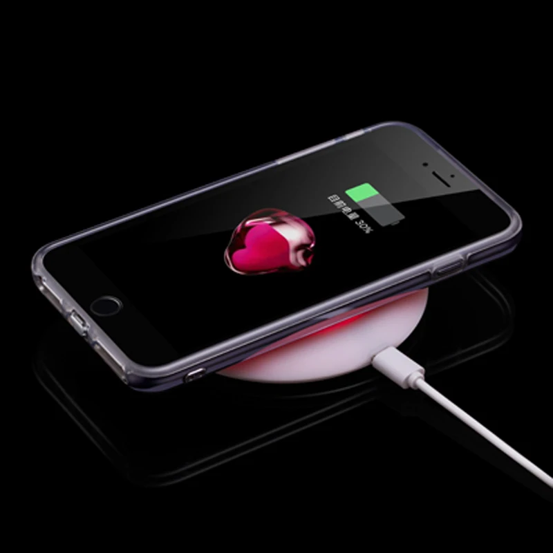 Беспроводное зарядное устройство Antye Qi для iPhone 8 Plus X Samsung Note Galaxy S8 S6 Edge и
