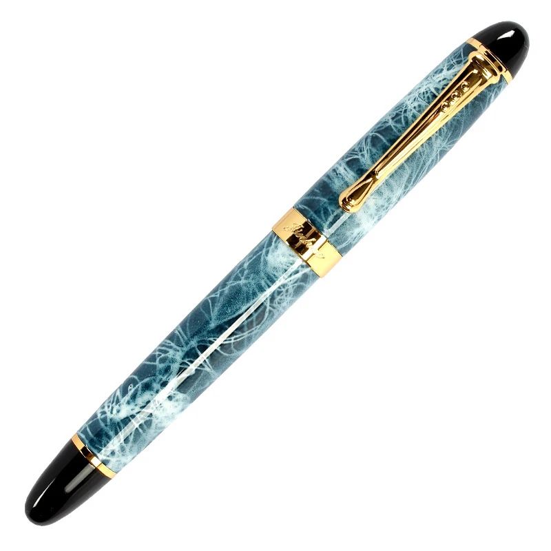 

High quality metal Fountain pen 0.5 Iraurita nib Golden Clip luxury calligraphy ink pens Jinhao x450 Caneta writing Office 1G809