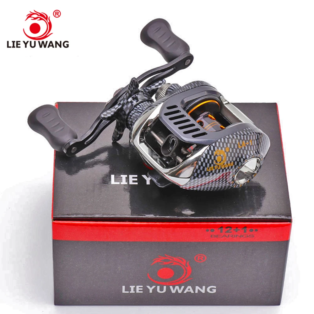 Lieyuwang 13 BB baitcasting Рыбалка катушка 6.3: 1 высокая Скорость отношение Наживка литья