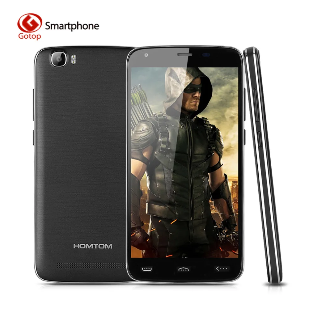 HOMTOM HT6 MTK6735P Quad Core Cell Phone,5.5inch HD Android 5.1 SmartPhone,Ram 2GB+Rom 16GB 6250Mah Battery 4G LTE