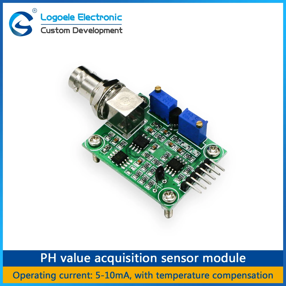 High quality Analog voltage signal output temperature compensation PH sensor module acquisition | Электроника