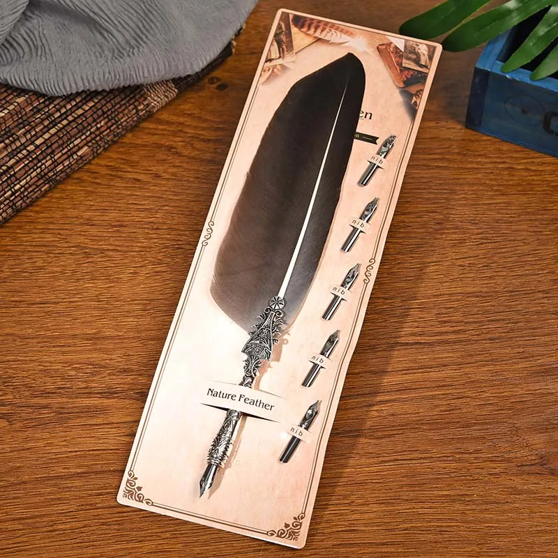 

Перьевая ручка BNB, разноцветная, стальная