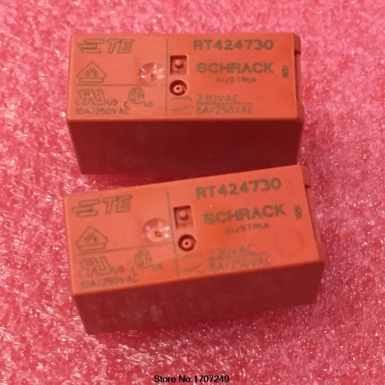 Бесплатная доставка 100% новое оригинальное реле 10 шт./лот TE SCHRACK RTE24730 230VAC 8A 8PIN