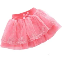 hot sale girls fluffy 3 8 years chiffon pettiskirt solid colors tutu skirts girl dance skirt christmas tulle petticoat