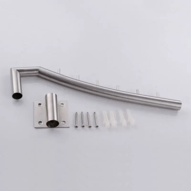 Вешалка для одежды из нержавеющей стали с держателем подвесная система сушки