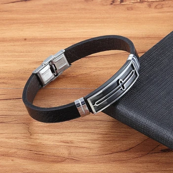 Personality Multiple Styles PU Leather Bracelet 2