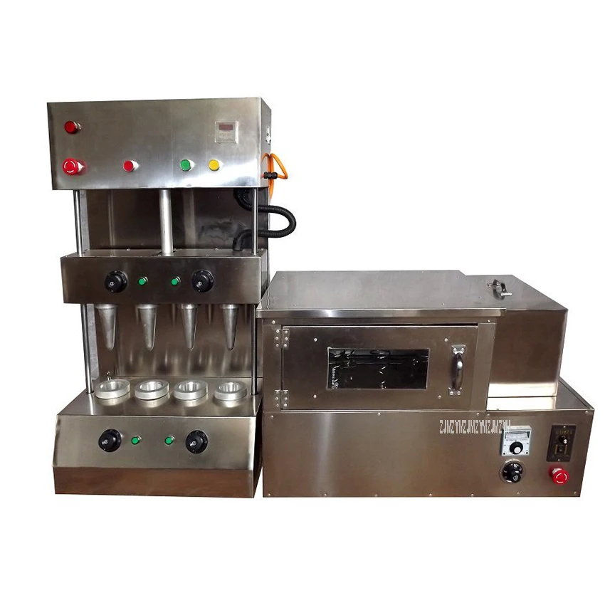

Commercial Stainless Steel Automatic 4 Cone Pizza Cone Making Machine With Pizza Cone Oven Industrial Popular 220V/110V