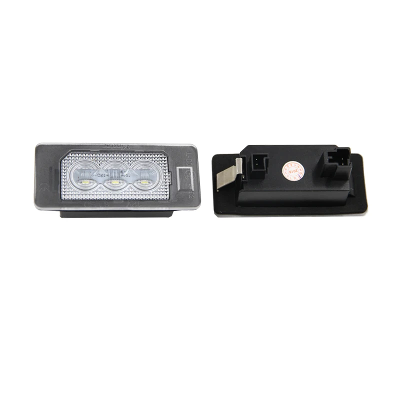 2x белый 2835 SMD авто задние светодиодные номерной знак светильник для Audi A4 B8 A5 Q5 S5 TT 8J