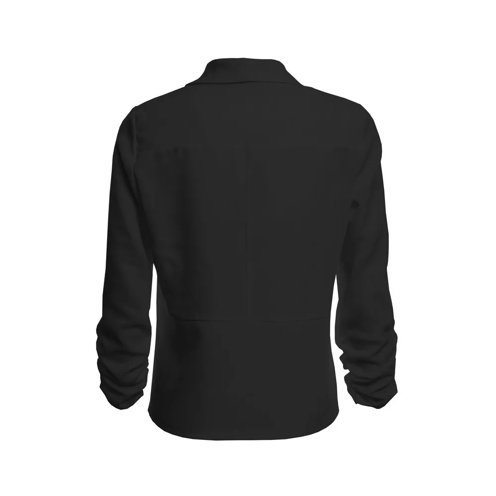 KLV Новая модная женская верхняя одежда пальто для женщин с рукавом 3/4 открытый