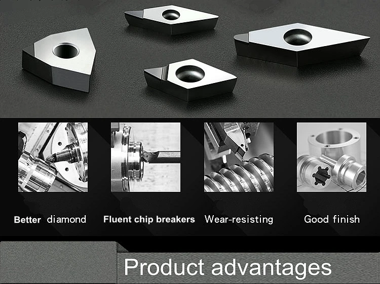 AHNO PCD CBN фрезерные Вставки APMT1135 APKT1135 APMT160402 APMT160404 APKT160408 для лица Мельница BAP 400R и RAP75 2 шт./лот