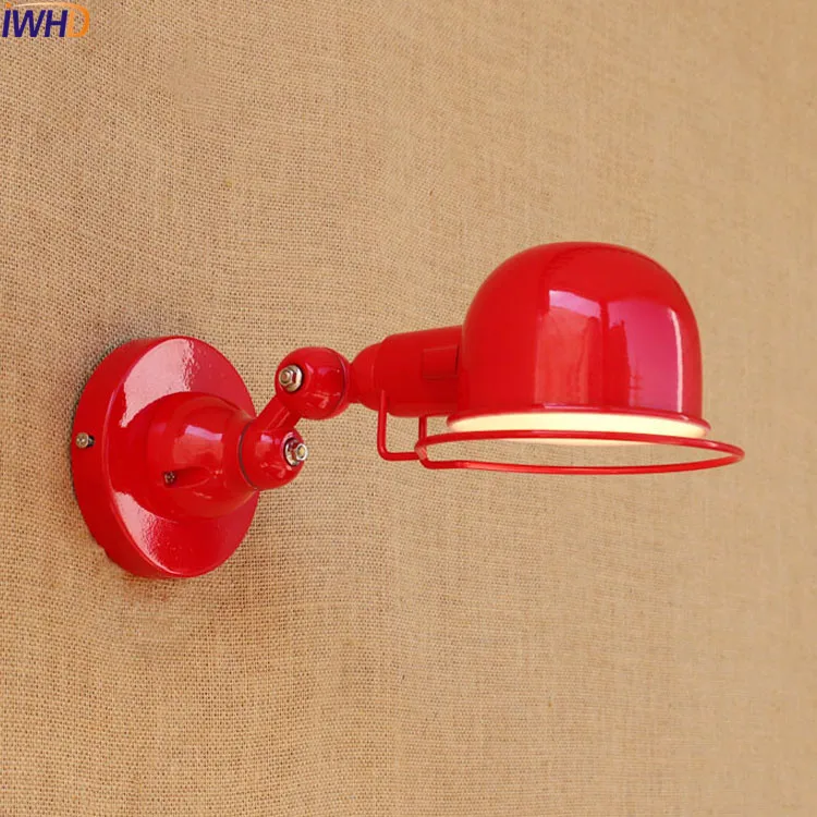 IWHD белый современный светодиодный настенный светильник Wandlamp спальня Домашний Светильник ing лестничный светильник s вращающийся настенный светильник бра Apliques Pared