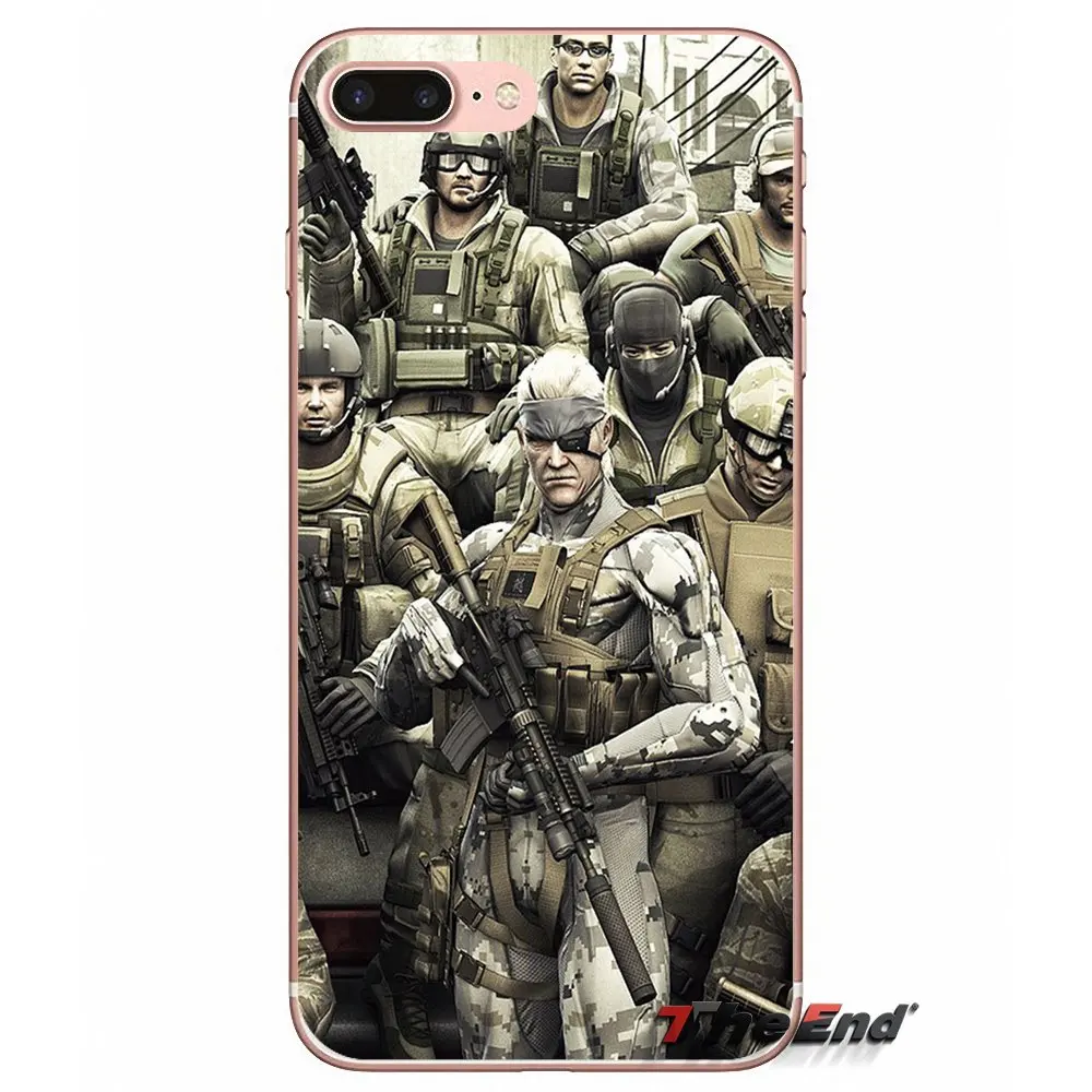 Силиконовый чехол для Samsung Galaxy S3 S4 S5 MINI S6 S7 edge S8 Plus Note 2 3 4 5 Grand Core Prime Metal Gear Rising MGS