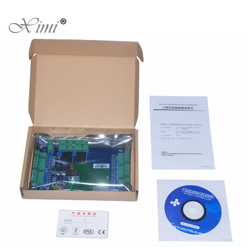 

TCP/IP Network L02 Access Control Board Intelligent Two-door Two-Way Access Control Panel With Wiegand Input With Free Software
