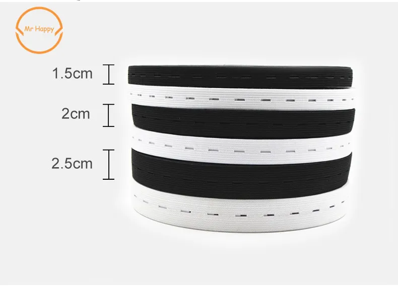 

5yard/lot High Quality Flat Elastic Band for Sewing Clothing Accessories Various Specifications are Available for Selection