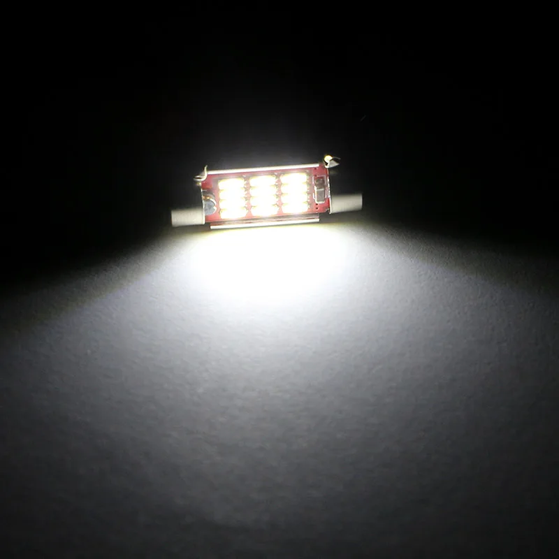 Edis светильник 2 шт. светодиодный 36 мм белый Canbus без ошибок C5W лампы 4014SMD номерного