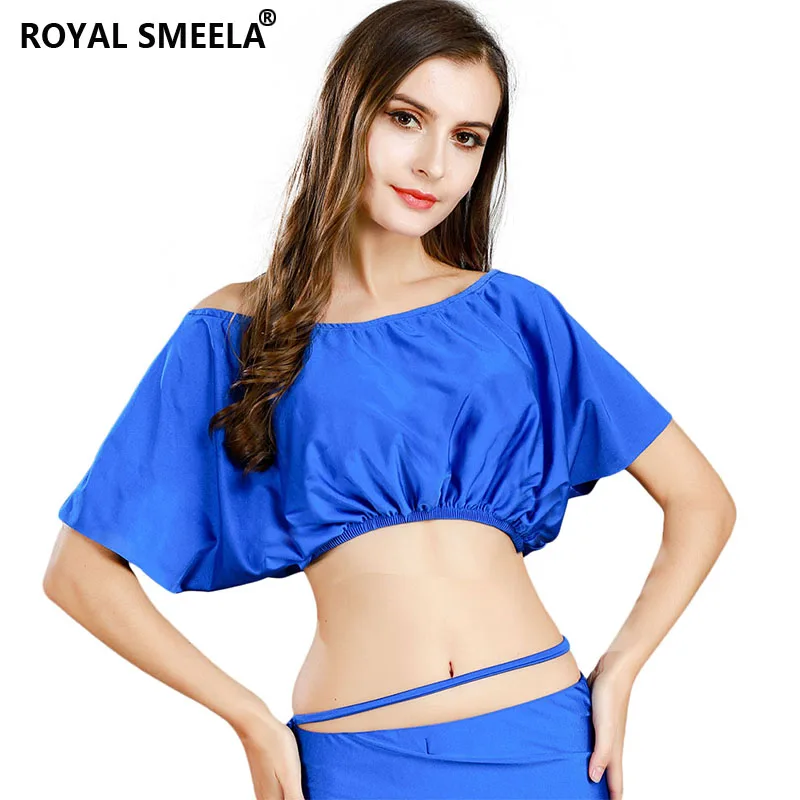 Bellydance Tops Belly Dance Costume Women's Top Sexy Crop dancing Elastic Short Class lesson Practice clothes | Тематическая
