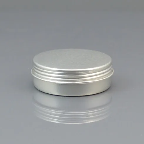 100pcs 25g Aluminum Cosmetic Jar Container, High Quality Makeup Thread 25 g aluminium empty Cream Bottle