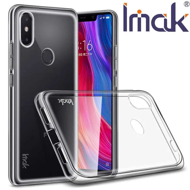 Бренд IMAK Для Xiaomi Mi 8 SE чехол Stealth силиконовый мягкий TPU Ультратонкий Прозрачный для