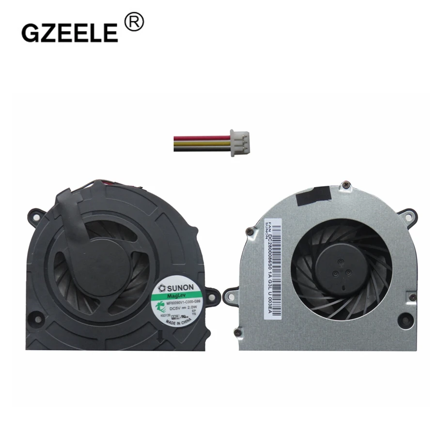 GZEELE охлаждающий вентилятор для ноутбука Toshiba Satellite L500 L500D L505 L505D L550 L550D L555 Сменные аксессуары для ноутбука
