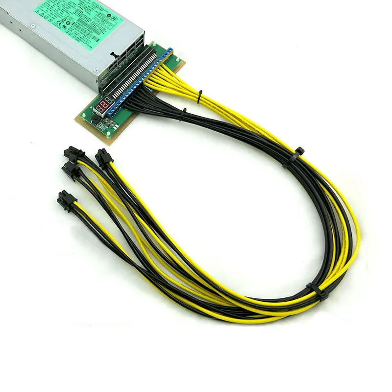 14 AWG 6Pin PCIE кабель питания для Bitcoin Mining Antminer S1 S3 S5 S7|6pin pcie|pcie power cable6pin cable |