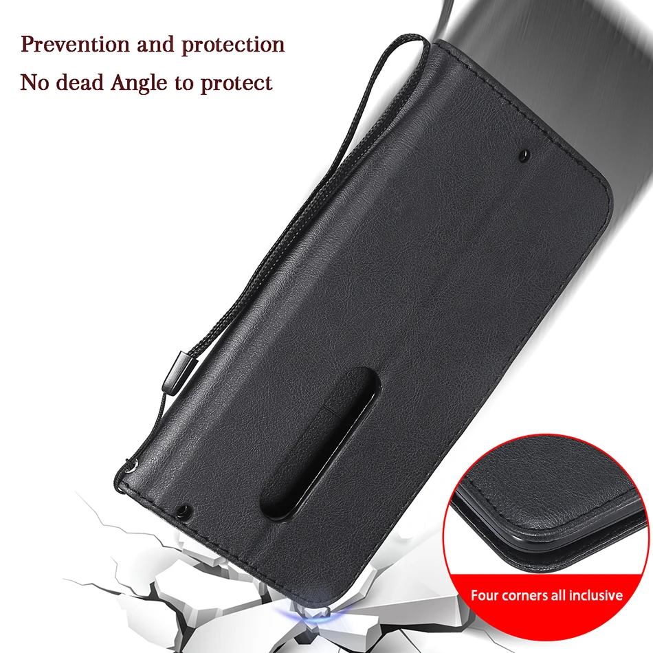 Однотонный Чехол-книжка с бумажником для Motorola G2 G4 G5 G5S G6 G7 C Plus Z3 Play Z Force X style E4 E5 Moto One power P30 Note