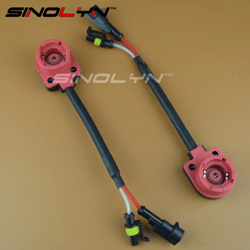Sinolon 2 шт. D2S D2R D2C HID ксеноновые лампы разъем провода кабельный разъем реле жгута адаптер штекер конвертировать в aftermarket балласт