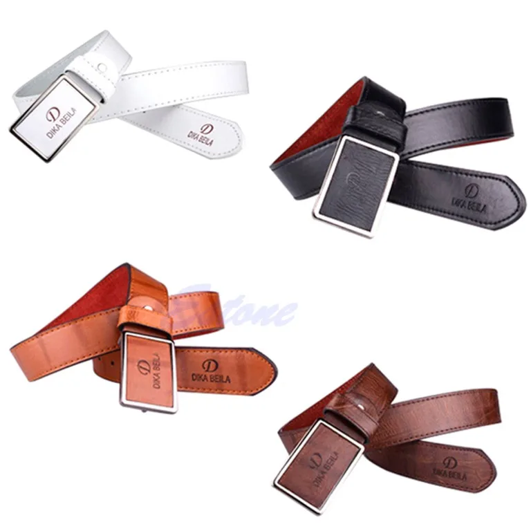 Мужской кожаный ремень с автоматической пряжкой | Аксессуары для одежды