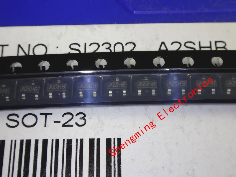 100 шт. SMD SI2302 SI2302DS A2SHB транзистор с полевым эффектом SOT 23|field effect transistor|transistor 100pcssmd