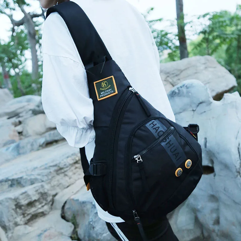 Высокое качество нейлон Для мужчин слинг Рюкзак Один сумка через плечо в