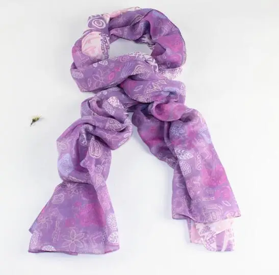 

women summer chiffon scarf square geometric print scarf
