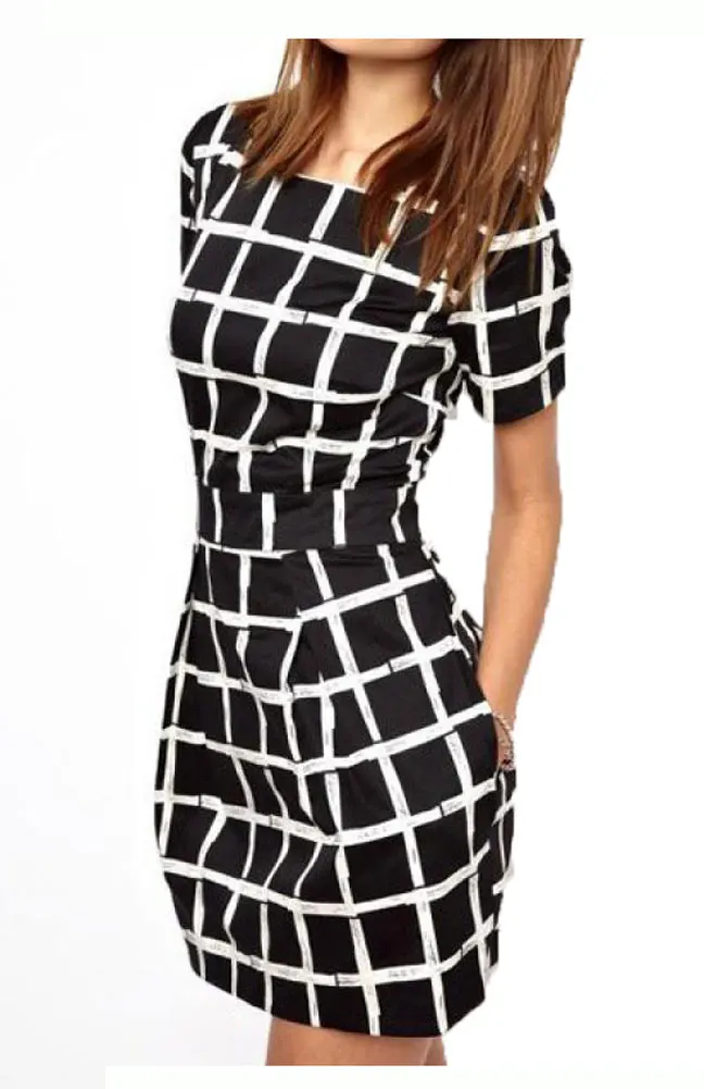 Fine Plaid Dress | Женская одежда
