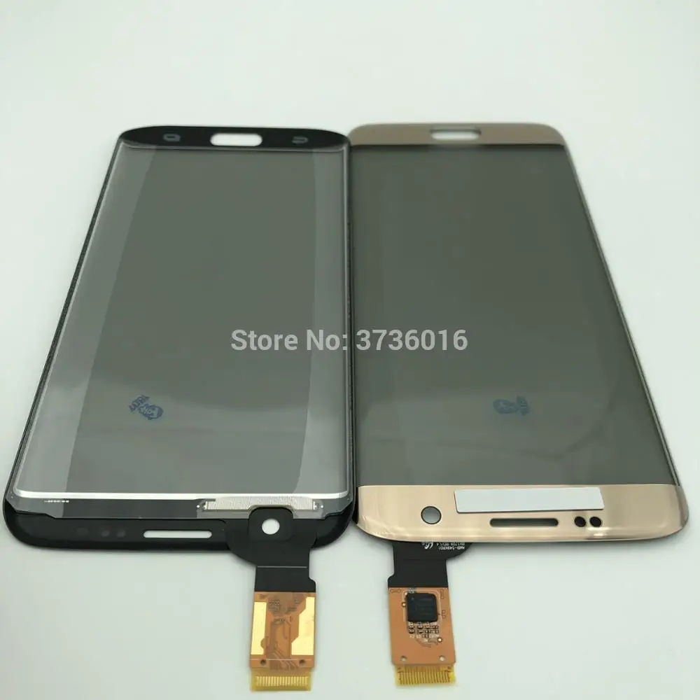 Для samsung S7 edge сенсорный экран поляризатор запасные части стекло с сенсорным с поляризатором для Galaxy G935 lcd сенсорный экран