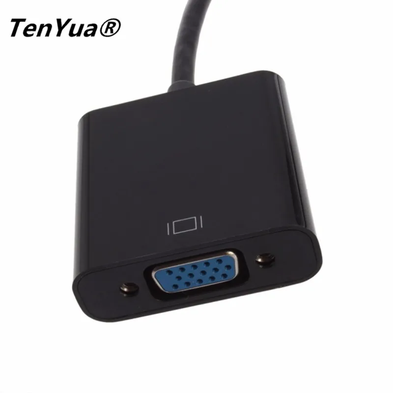 HDMI к VGA Кабель папа RGB Женский аналогу Видео Аудио конвертер адаптер Кабели HD 1080P