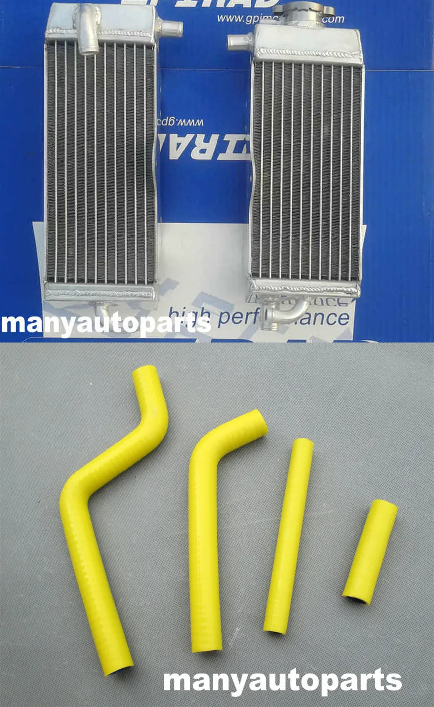 Алюминиевый радиатор для Yamaha и синий силиконовый шланг YZ125 1996-2001 1997 1998 1999 2000 2001 |