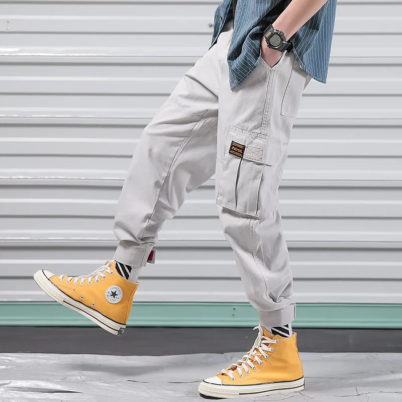 Новинка свободные брюки уличная одежда хип-хоп армейские брюки-карго Длинные