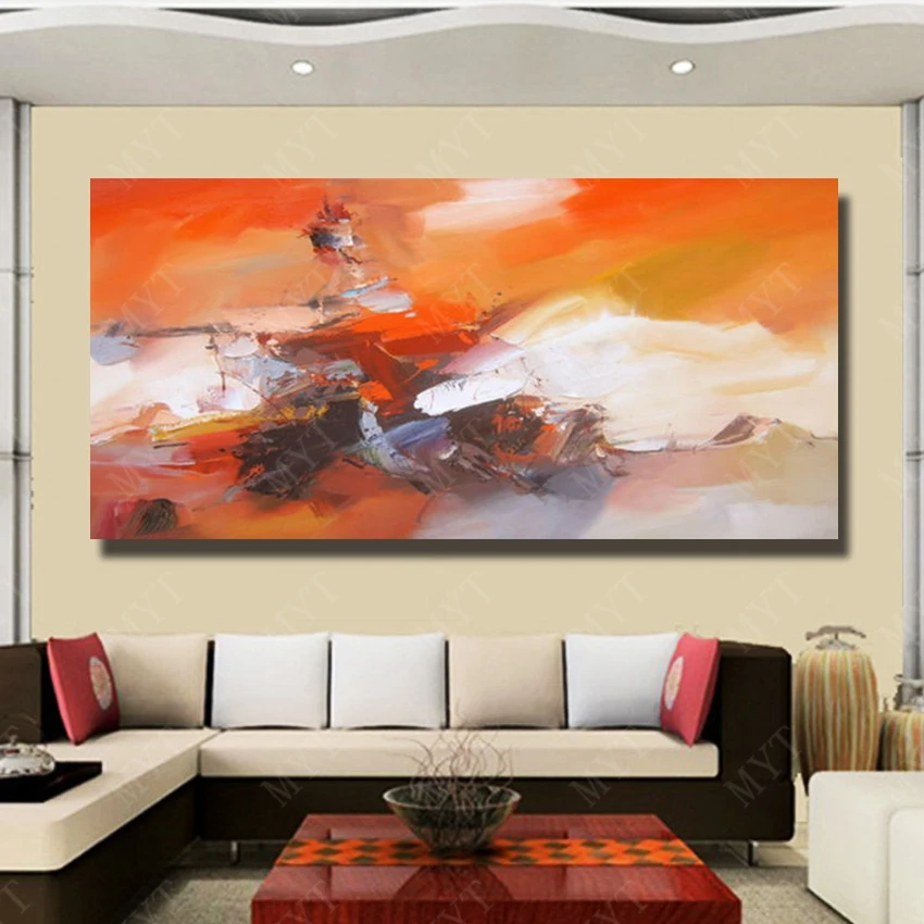 Декоративная настенная живопись ручная работа абстрактная картина маслом на