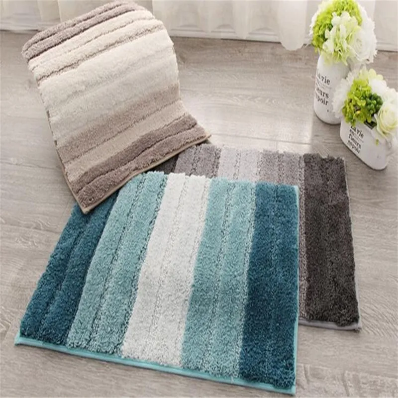 

Free Shipping 45x65cm 50x80cm Cotton Carpet Warm Rugs Bath Mat Livingroom Living Bed Room Anti Slip Water Absorption Pad Cheap