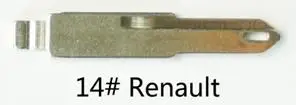 No.Y-14 NE36 Diyremote смарт-ключ лезвие для keydiy ключ HU66 HU87 MIT11R YM28 HON58 HU46 HU100 HU57 MAZ20R/MAZ24R NE36 MAZ25 HU134TE NE38 - Цвет: No.Y-14 NE36
