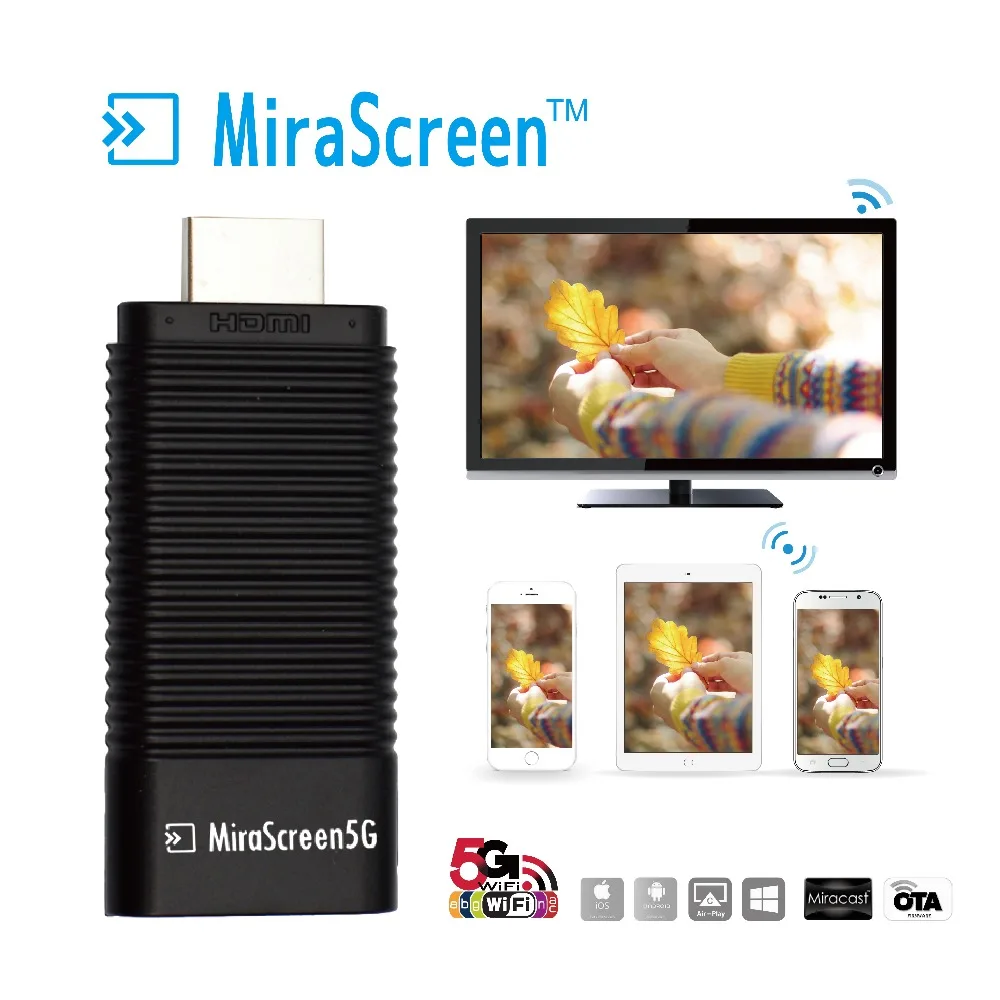 Г 2 4 г/5 г MiraScreen беспроводной HDMI ТВ ключ высокая скорость Трансмиссия Wi Fi Дисплей