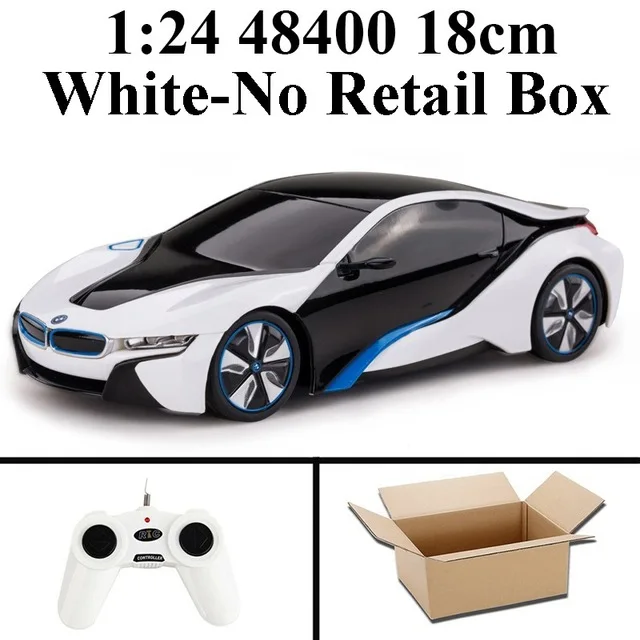 Rastar 1:24 4CH RC автомобили коллекции машинки на радиоуправлении машины на пульте дистанционного управления игрушки для мальчиков девочек детские подарки - Цвет: Синий