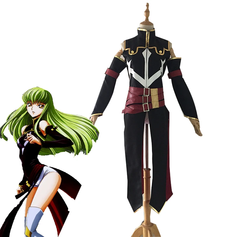 Аниме код Geass королева СС Косплей Костюм Хэллоуин Карнавал ведьма черная