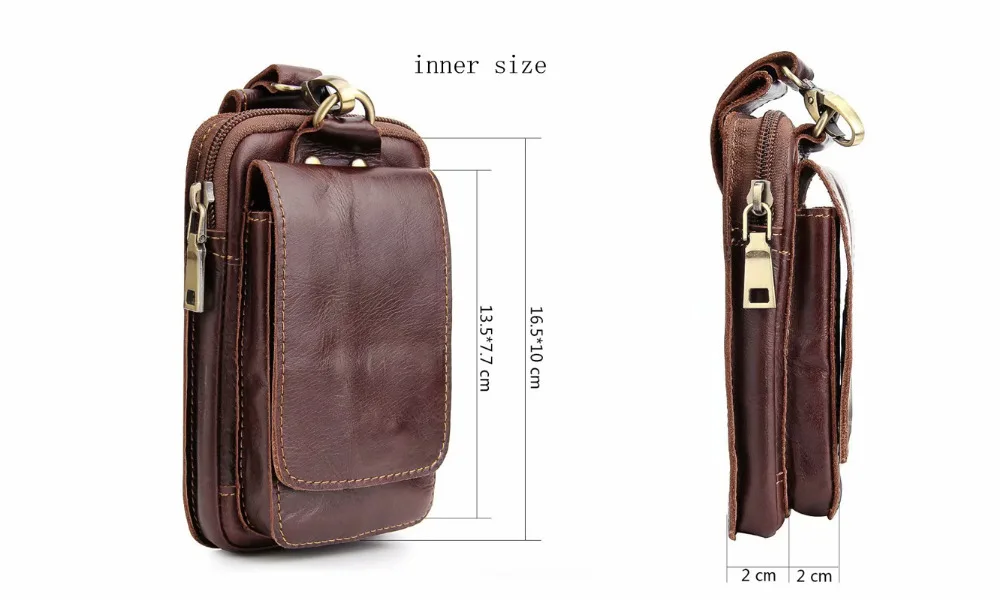 Универсальный кожаный чехол для телефона с зажимом ремня чехол-кобура держатель