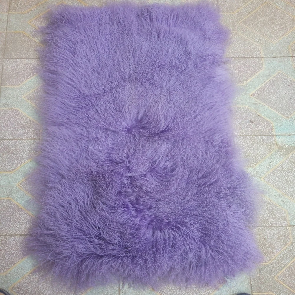 Наволочка из натурального тибетского меха ягненка винтажная наволочка